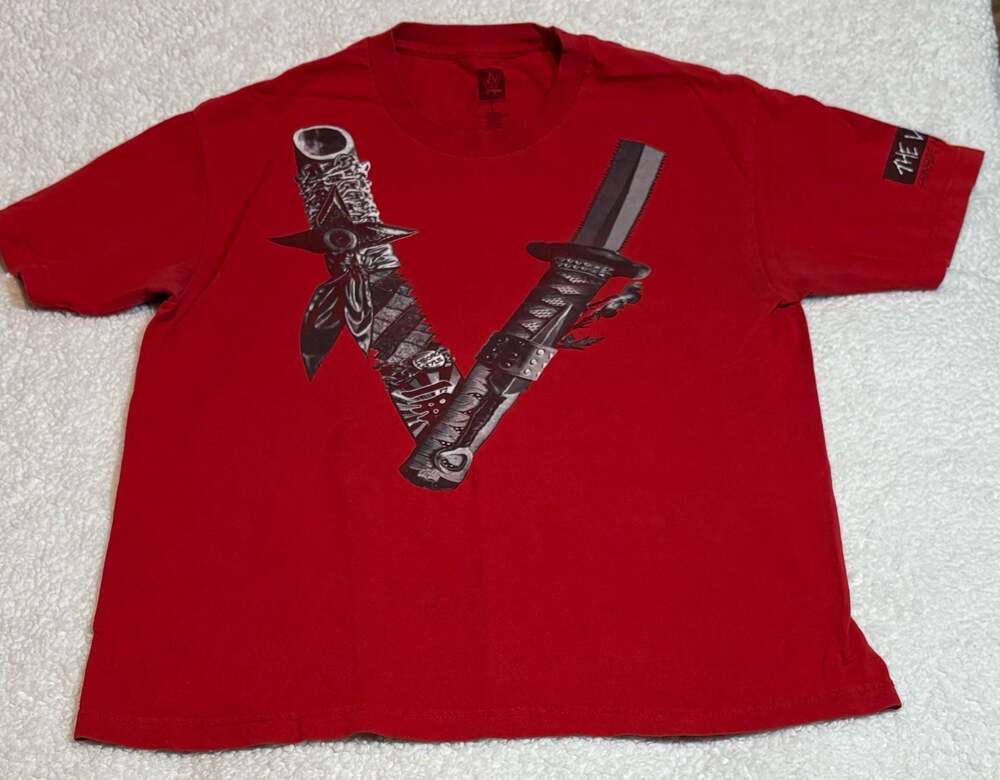 WWE Shinsuke Nakamura The Vibe Red Graphic T-Shirt
